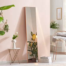 에이스홈 크리스탈 315 전신거울, 벽걸이형, 로즈골드 / MA110_RGD