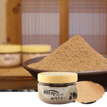 하늘터밭 쥐눈이콩 청국장 가루 분말 ( 검은콩 황토구들방 발효 ), 지퍼백 300g, 1개