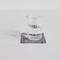아트박스/포그린넨 포그린넨 코스터 그레이 화이트 스트라이프, 본품