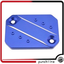 PIAGGIO mp3 300 400 500 - 프론트 브레이크 유체 실린더 마스터 리저버 커버 캡, [02] Blue no logo