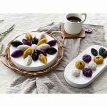 (대량 30세트) 설날 떡만들기 체험키트 (꿀떡 송편 바람떡 만들기 가능 맵쌀 쑥 단호박 자잭고구마 반죽 4종 깨속 2023년 1월 제조 제품)