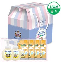아이깨끗해 선물세트 250ml용기 2개 + 200ml리필 4개 (순 레몬 청포도), 250ml용기 2개+200ml리필 4개 (순)
