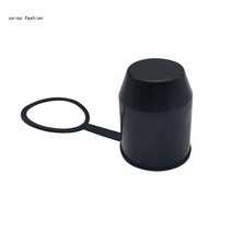 50mm 트레일러 히치 볼 후드 커버 토잉 바 볼 범용 토우볼 자동차 트럭 캐러밴용 보호, 한개옵션0