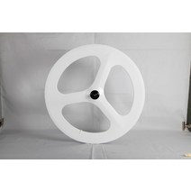 자전거 림 카본 휠 88림 사이클링 휠셋 보조 타이어 세트 픽시 전문 탄소 섬유 도로 3 스포크 700c 3 스포크 트랙 화이트 컬러 트라이 스포크 70mm 탄소 바퀴, 뒷바퀴, 도로 자전거 사용을 위해