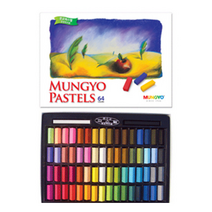 문교 사각파스텔, 64색, 11개