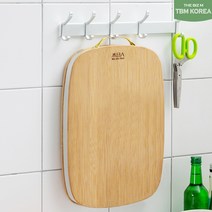 티비엠코리아 나무 도마 원목 플레이팅 캠핑용 손잡이