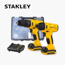 스탠리 10.8V 충전콤보세트 햄머 임팩 드릴 드라이버 100 비트세트 SCHI12S2KA, 1개