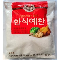 백설 한식예찬3kg 업소용미원/업소용조미료[신송유통], 4개