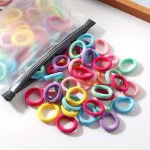 컬러통통머리끈 헤어 머리묶음 긴머리 포니테일