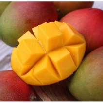브라질 애플망고 부드러운 과육 진하고 달콤한 맛 과일의 여왕 프리미엄 애플망고 후숙과일 브라질애플망고, 1.7kg(4과), 1개
