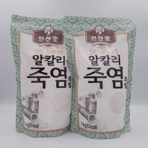 인산가 4회 프리미엄 알칼리 죽염 미세과립1kg, 인산가 알칼리 죽염 과립1kgX 2개