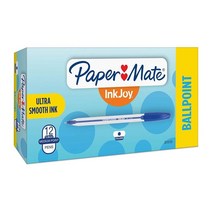 Paper Mate Write Bros Ballpoint Pens 페이퍼메이트 볼펜 파란색 미디엄 1.0mm 12개입