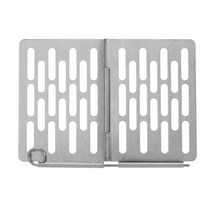 Folding Barbecue Basket Mini BBQ Grill Basket Stainless Steel Portable Grill Basket Outdoor Camping, 01 small