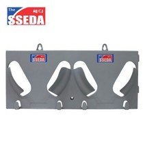 쎄다 안전모 걸이대 거치대 2구 540mm x 240mm 모든종류의 안전모 걸이 가능, 1개