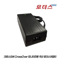 크로스오버 27QC99 IPS QHD TYPE-C 40LGD5K 나노IPS 5K 커브드 모니터용 호환 24V 5A 국산로더스어댑터, 1개, 어댑터+파워코드1.8M
