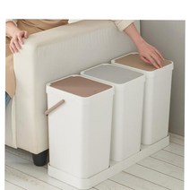 미니투룸 복층오피스텔 분리수거통 3단 다세대주택 아파트 분리수거용 수거함 뚜껑식 깔끔하고편리 대용량