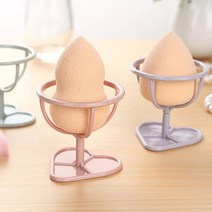 물방울퍼프 똥퍼프 메이크업스펀지 거치대 받침대, 와인 퍼프정리대 바이올렛