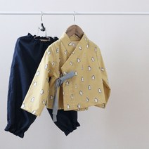 아뜰리에134 펭귄(노랑) 남아생활한복세트