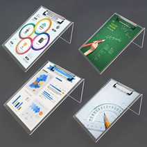 아크릴 업소용 메뉴판 탁상용 클립보드 메모 POP, B6_볼펜꽂이형(150x215mm)