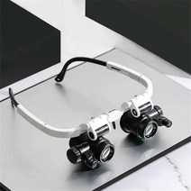 돋보기안경 LED돋보기 확대경 헤드형 안경 돋보기 8x 15x 23x 보석상 워치 메이커 머리띠 확대경 LED 라, 01 no battery_01 8X 15X 23X