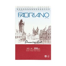 파브리아노 드로잉아트 스프링 CS01 A5 200g, 20개