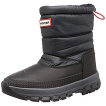 [헌터] 레인 부츠 오리지널 인슈레이티드 스노 쇼트 부츠 레이디스 블랙 24.0 cm 2E