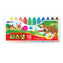 아모스 파스넷 크레파스, 12색, 14개