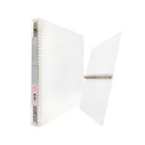 문화산업 반투명 30공 바인더 O링 세로형 A4 B446-7 100P
