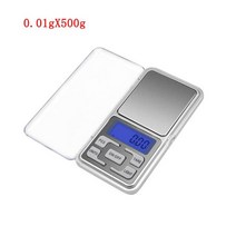 스마트 인바디 체중계미니 디지털 주방 규모 전자 저울 무게 천칭 자리 100/200/300/500g 0.01/0.1g 백라이, 05 500g x 0.01g