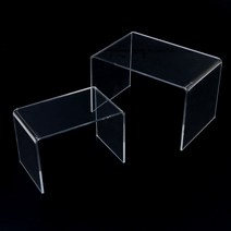매장 직사각 ㄷ형 투명 아크릴진열대, 소 130x80x90