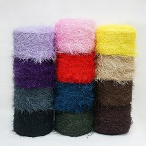 솔잎사 대용량 가디건 뜨개실 뜨개질 부전모사, 없음, 270g, 8.빨강뽀글