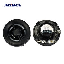 캐퍼시터 전압안정기 AIYIMA-1 인치 8 옴 20W 자동차 트위터 스피커 유닛 네오디뮴 슈퍼 트레블 보이스 코, 한개옵션0