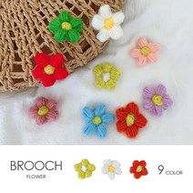 kirakirashop 플라워 브로치 머리핀 BRC3147