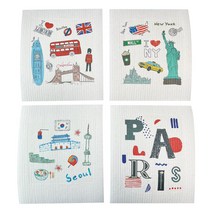 에스엠세명 셀룰로즈행주 스웨덴행주 북유럽행주 나라 스칸행주 4종세트