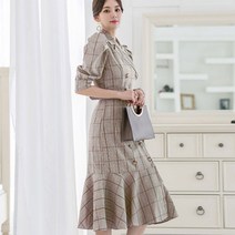 노이디제이 세미포멀 벨트 머메이드 원피스 GM0012A