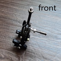 픽시브레이크 자전거 브레이크 패드 케이블 볼트 새로운 as2.4d c 도로 합금 캘리퍼 세트 47 57mm 도달 전면 후면 사이클링, 블랙 프런트