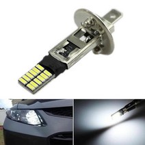 6500k 12v hid 크세논 화이트 24-smd h1 led 자동차 교체 제논 전구, 하얀