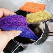 애드크로스 에코프랜 다용도 극세사 수세미 기름때 찌든때 이물질 제거 설거지 5P, 본품, 5개, 5개