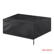 옥스포드 피복 방수 가구 비 덮개 소파 보호 방진 덮개, Type4, 126*126*74cm
