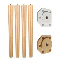 가구다리 원목가구다리 나무다리 책상다리 원목탁자다리 책상다리 테이블나무다리 1p, 6)600mm, 내츄럴