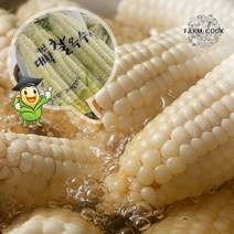 [KT알파쇼핑][팜쿡]괴산 삶은 대학찰옥수수 냉동 12개(팩당3개)
