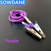 치과스카프클립 치과 턱받이 클립 체인 냅킨 홀더 오토 클레이브 고무 액세서리 부품 치아 미백 10 개, 06 10 Pcs Purple, 한개옵션1