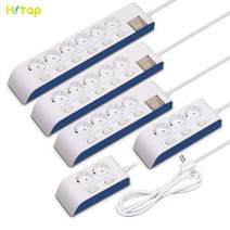 하이탭 국산 4구 5구 6구 USB 충전 멀티탭 개별 스위치 16A 2800W 전기 접지 콘센트 1.5m 3m 멀티콘센트 충전포트 과부하차단 짧은 멀티캡 멀티텝 멀티선, 6구1.5M HIPMP-62N, 1개