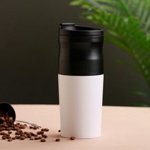 에스프레소 원두 커피 머신 휴대용 커피 머신 미니 전기 커피 그라인더 메이커 밀링 커피 콩 그라인딩 스테인레스 스틸 컵 USB 충전, White