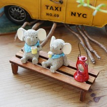 나nanr_코끼리 비어 4종 미니어처 홈인테리어장식어쳐 어쳐 어쳐세트♥sksnfll, ♥sstarting