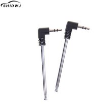트레일블레이저 샤크안테나 미니쿠퍼 모닝 안테나 1pc 3 5mmtv 텔레스코픽 공중 교체 커넥터 tv fm 라디오 케이블 라디오 소형 스피커 모바일 휴대 전화, 한개옵션0