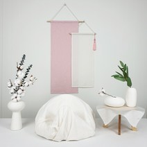 셀프 돌상 린넨 배경지 월배너, 1. 연핑크