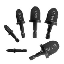 육각 핸들 튜브 확장기 6pcs 에어컨 hvac 도구 컨디셔닝 스웨이징 스핀 도구 세트 12 14 34 58 38 78 인치, 6pc 파이프 확장기