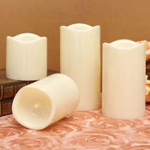 촛불 캔들 diy 가성비깜박임 불꽃없는 배터리 작동 led tealight 야간 조명 램프 결혼식 생일 파티 크리스마스 홈 장식, 130mm