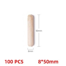 다기능 3 In 1 목공 장부 맞춤 지그 키트 구멍 펀처 포켓 드릴 가이드 로케이터 가구 연결 DIY 도구 375ea07, 05 100pcs 8X50mm